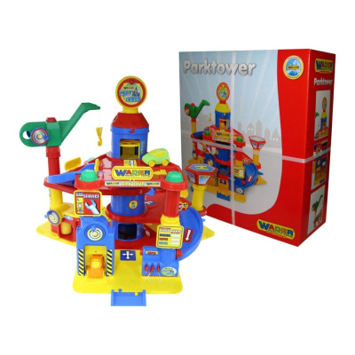 Игровой набор Паркинг 4-уровневый с автомобилями Полесье 37855